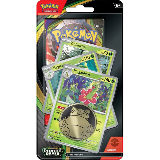 Pokemon Perfect Order Premium Blister Pack - Meganium or Cinderace