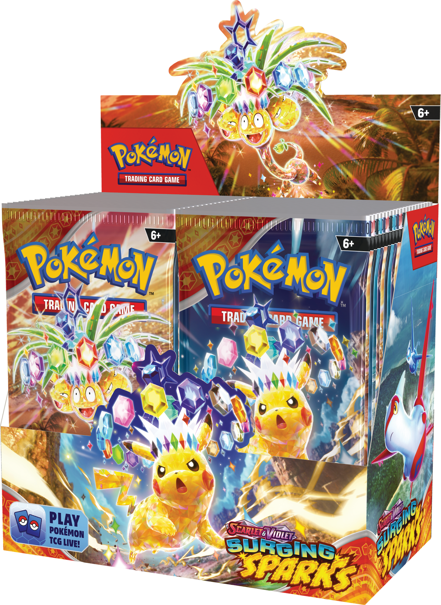 Pokemon Surging Sparks Booster Display