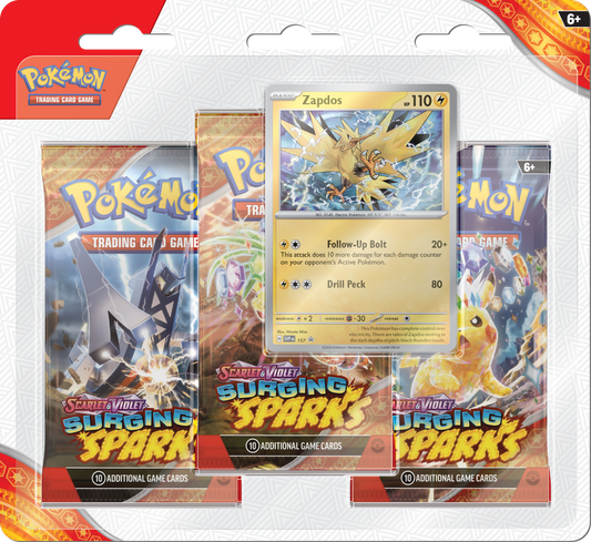 Surging Sparks 3p Blister Zapdos