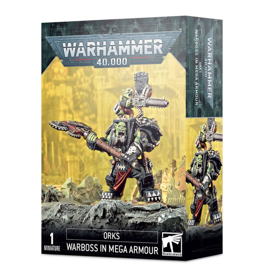 ORKS: ORK WARBOSS IN MEGA ARMOR