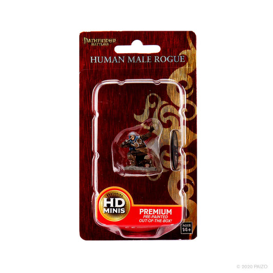 Pathfinder Battles: Premium Painted Figure - Human Rogue Male - EN